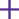 Purple cross