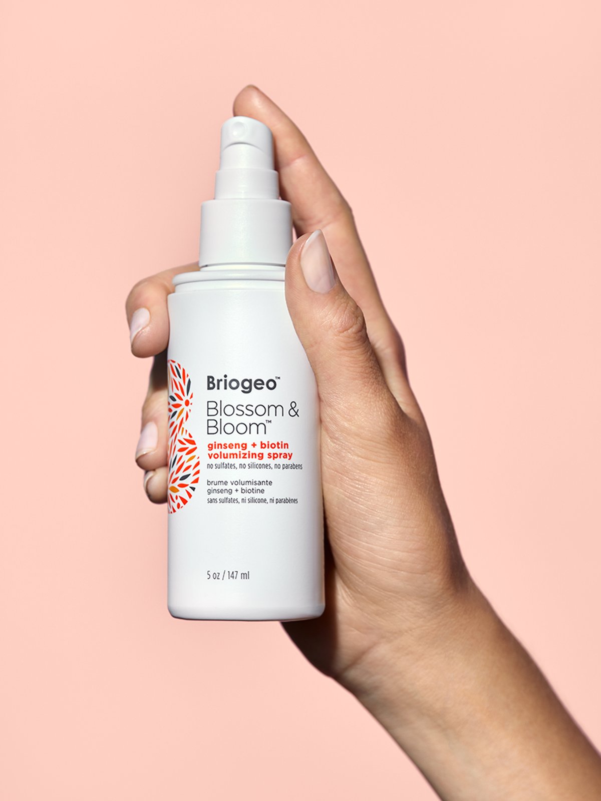 Blossom & Bloom Ginseng + Biotin Volumizing Blow Dry Spray