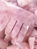 Rose Quartz Crystal Energy Comb